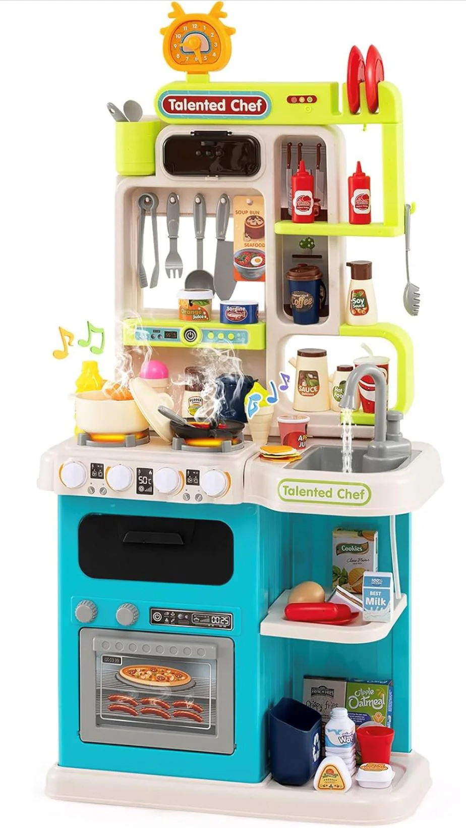 image for Игровой набор Essa Toys детская кухня, 113 элементов foto