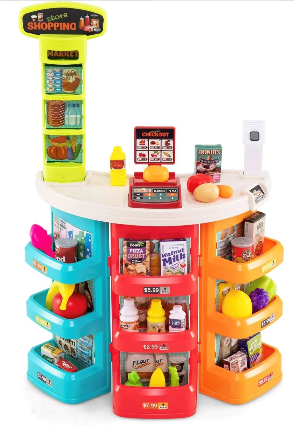 image for Игровой набор Essa Toys Супермаркет, 76 эл. foto