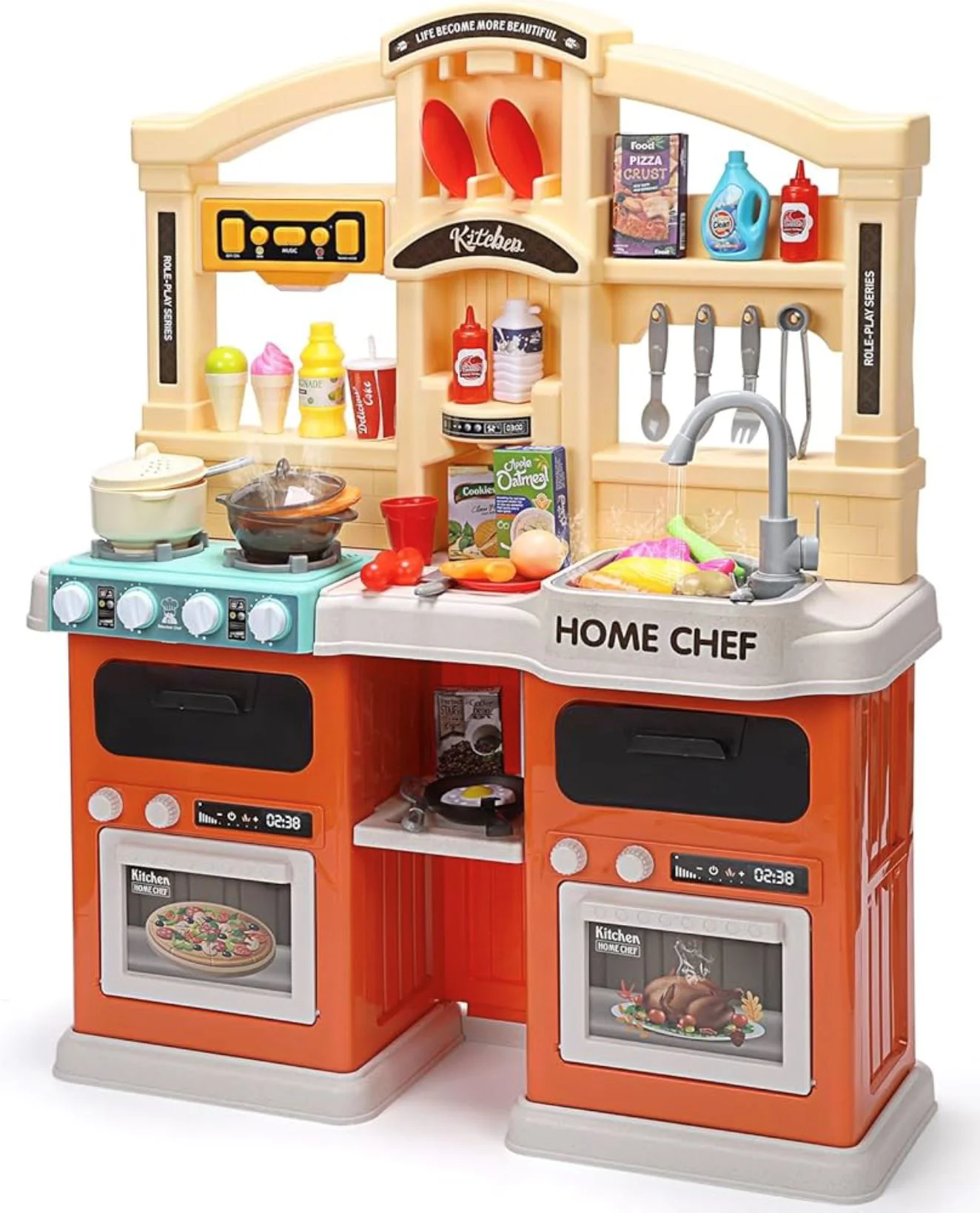 image for Игровой набор Essa Toys Кухня для детей, 77 эл. foto