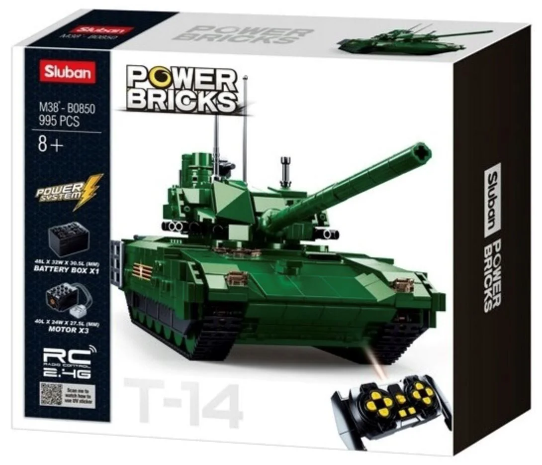 Set de constructie Sluban Tanc T-14, 995 el. foto
