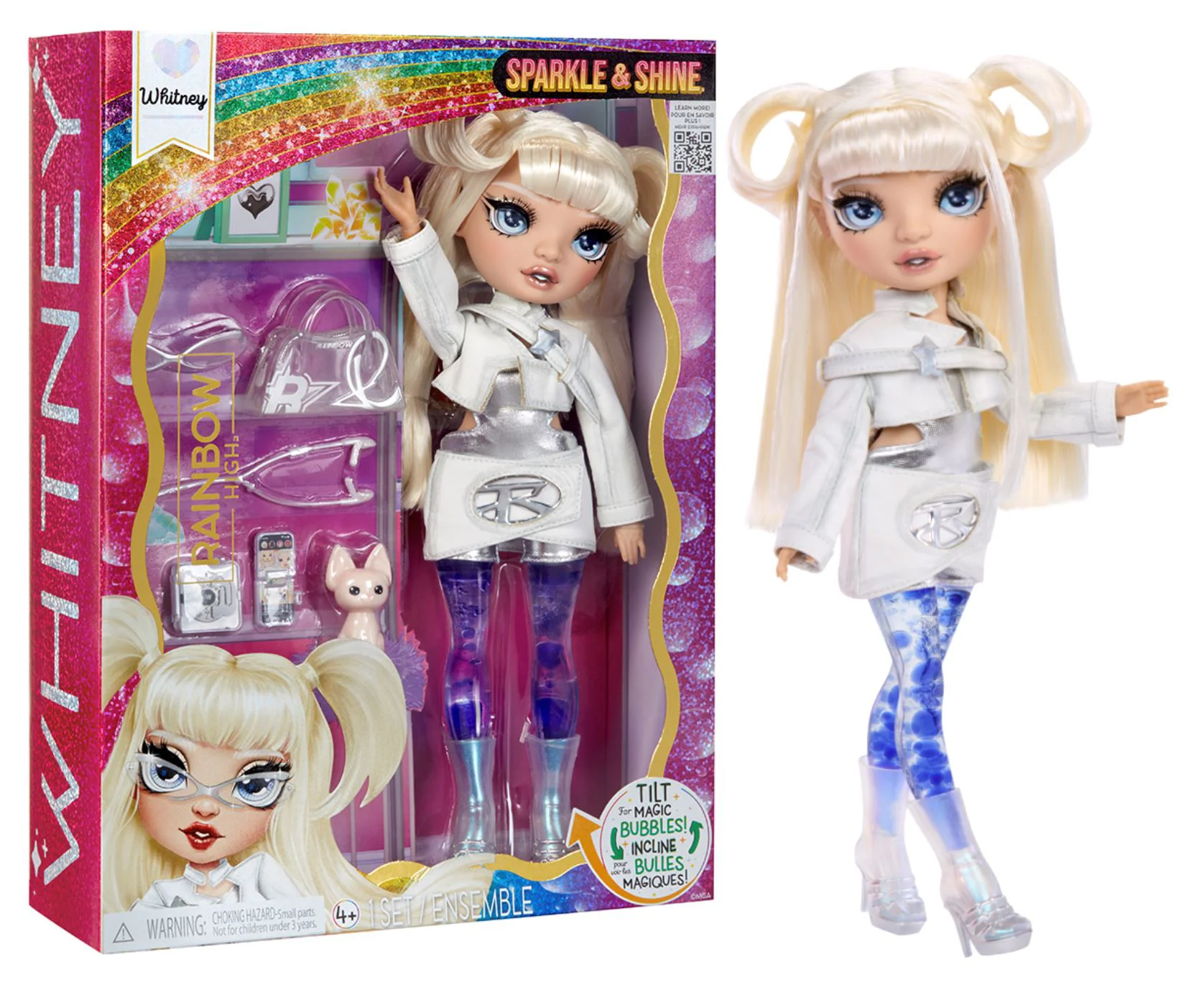 image for Papusa Rainbow High Whitney, seria Sparkle & Shine, cu accesorii foto