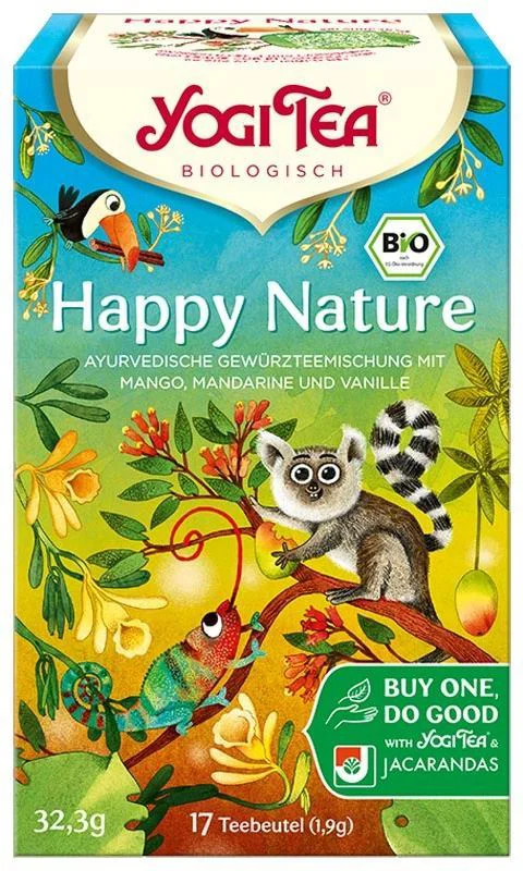 image for Ceai bio Yogi Tea Happy Nature, 17 buc. foto