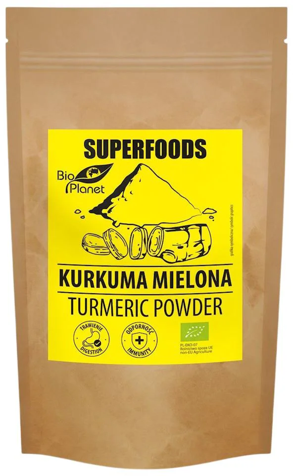 image for Turmeric bio pulbere BioPlanet, 200 g foto