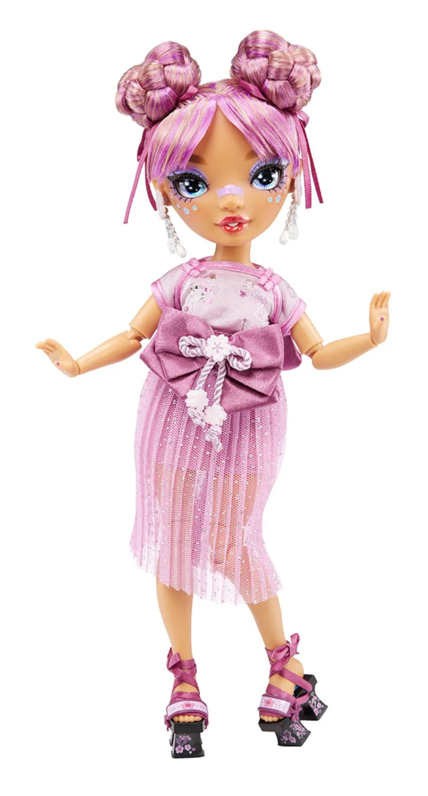 Papusa Rainbow High Lila Yamamoto cu accesorii, 28 cm foto
