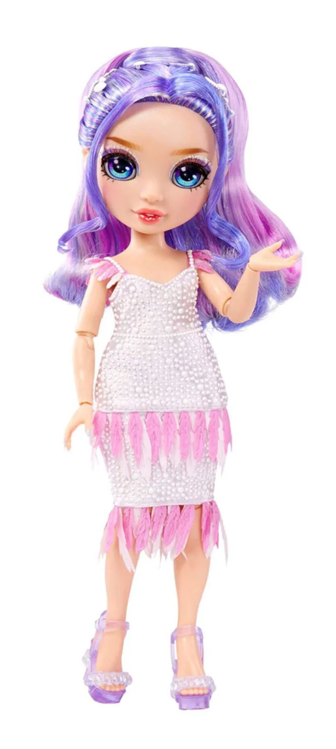 image for Papusa Rainbow High Violet Willow cu accesorii, 28 cm foto