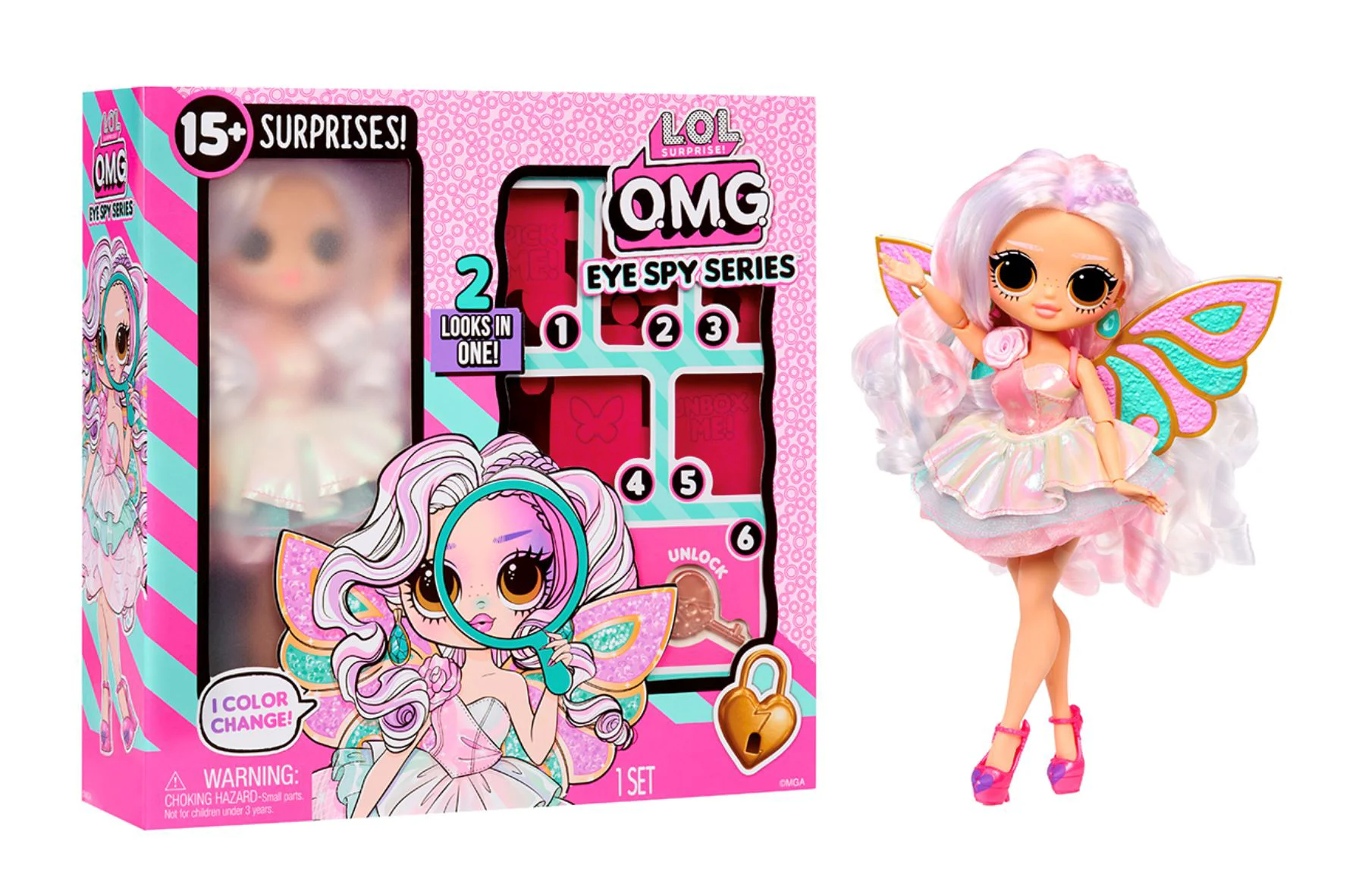 Set de joaca cu papusa L.O.L. Surprise! Eye Spy-Kyla Fae Fairy foto
