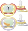 Suzeta din silicon Philips Avent Ultra Air Night fosforescenta Fluture (0-6 luni), 2 buc. foto
