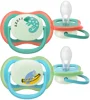 Suzeta din silicon Philips Avent Ultra Air Night fosforescenta Somn (6-18 luni), 2 buc. foto