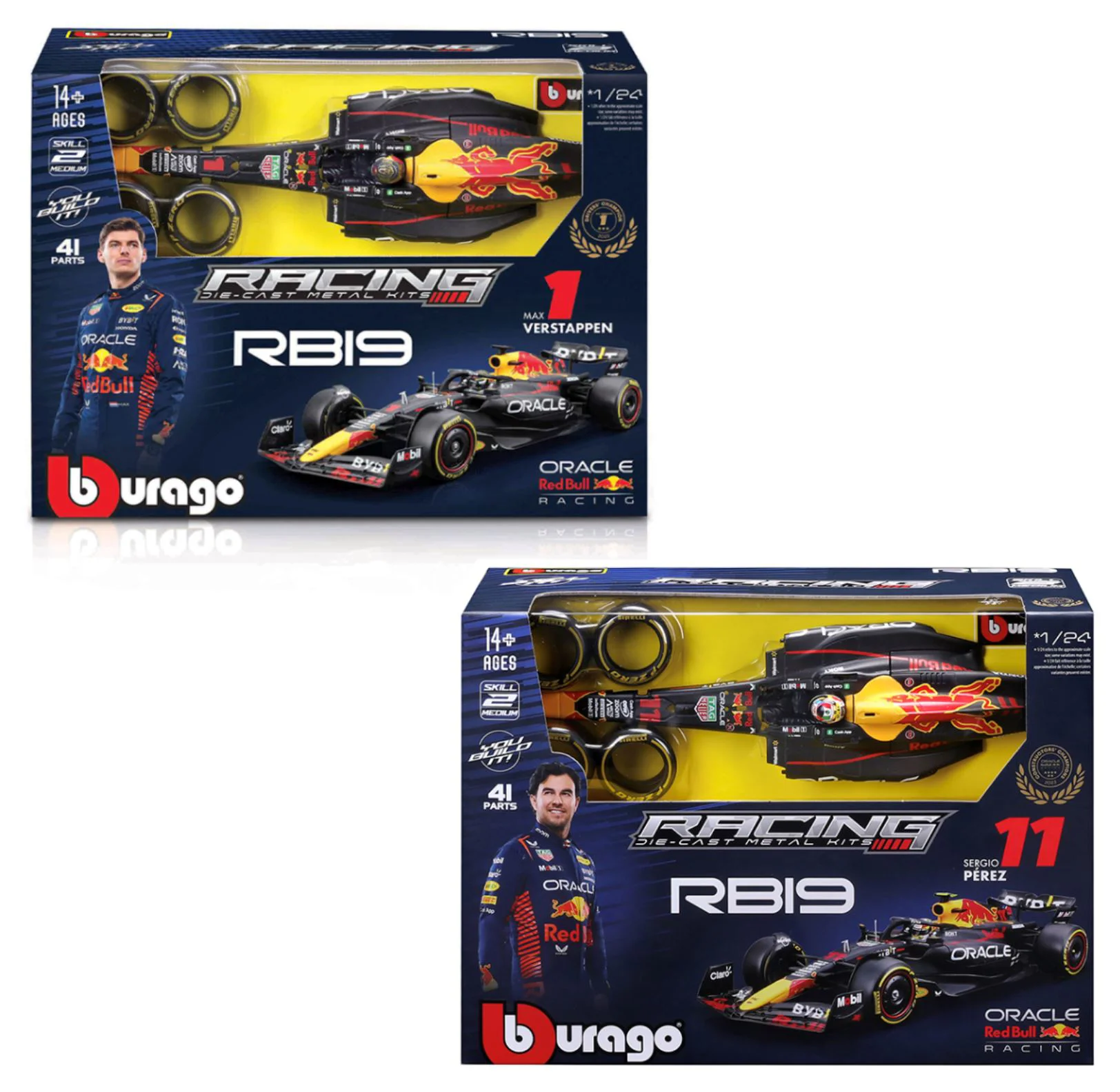 image for Конструктор Bburago Модель Oracle Red Bull Racing RB19;1:24 foto