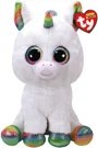 Jucarie de plus TY Beanie Boos Pixy White Unicorn, 42 cm foto