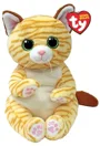 Jucarie de plus TY Beanie Bellies Pisicuta galbena Mango, 33 cm foto