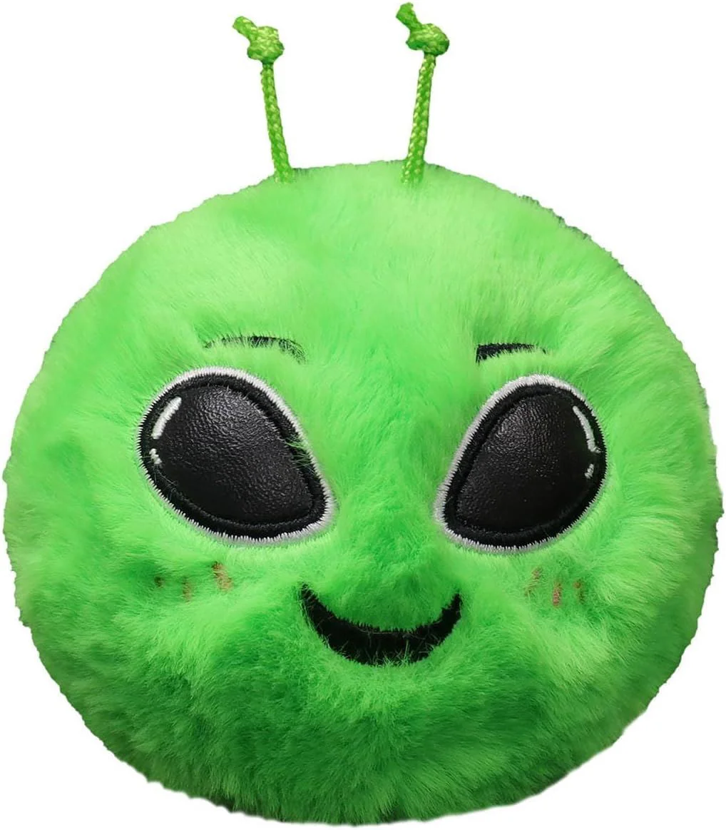 Jucarie de plus TY Beanie Bouncers Extraterestrul Sebastian, 10 cm foto
