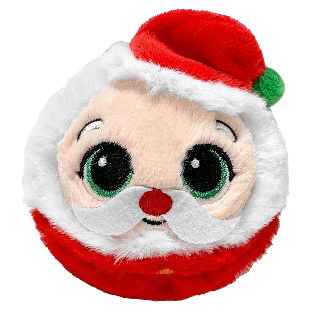 Jucarie de plus TY Beanie Bouncers Mos Craciun Klaus, 10 cm foto