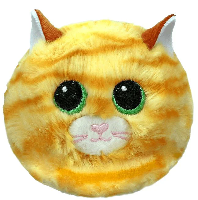 Jucarie de plus TY Beanie Bouncers Pisica Purry, 10 cm foto