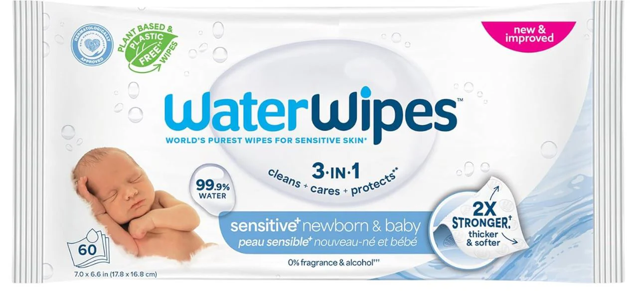 image for Servetele umede Water Wipes, 60 buc. foto