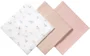 Набор муслиновых пелёнок BabyOno Pink, 3 шт. foto