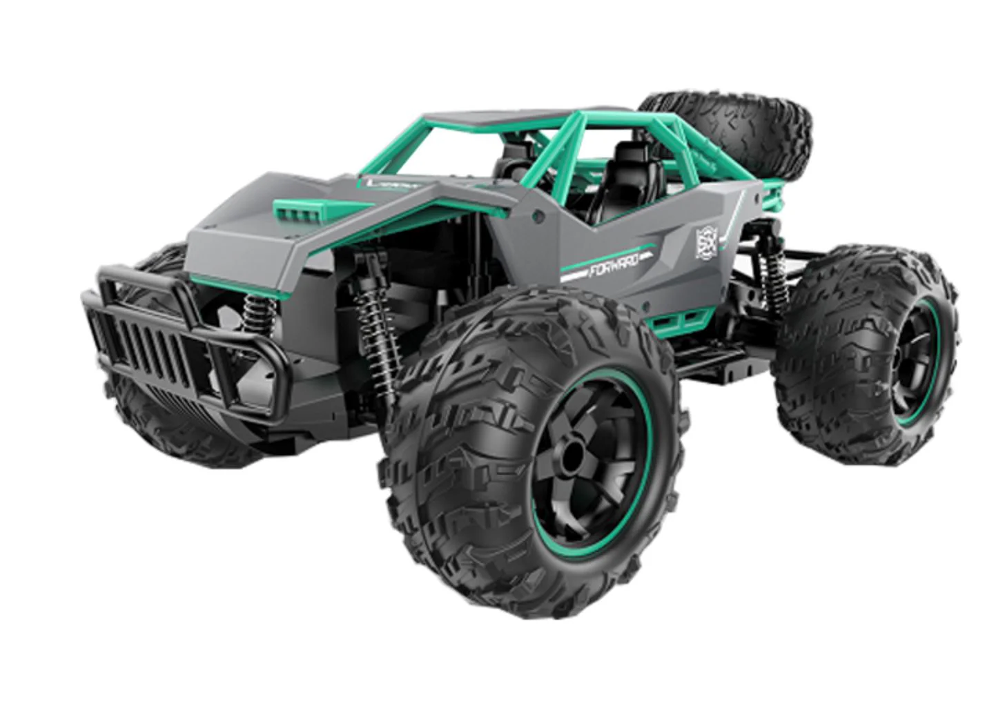Masina cu telecomanda Sprint 4x4 Off Road, viteza, acumulator, Verde foto
