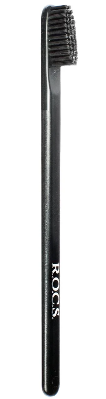 image for Periuta de dinti ROCS Black Edition Medium foto