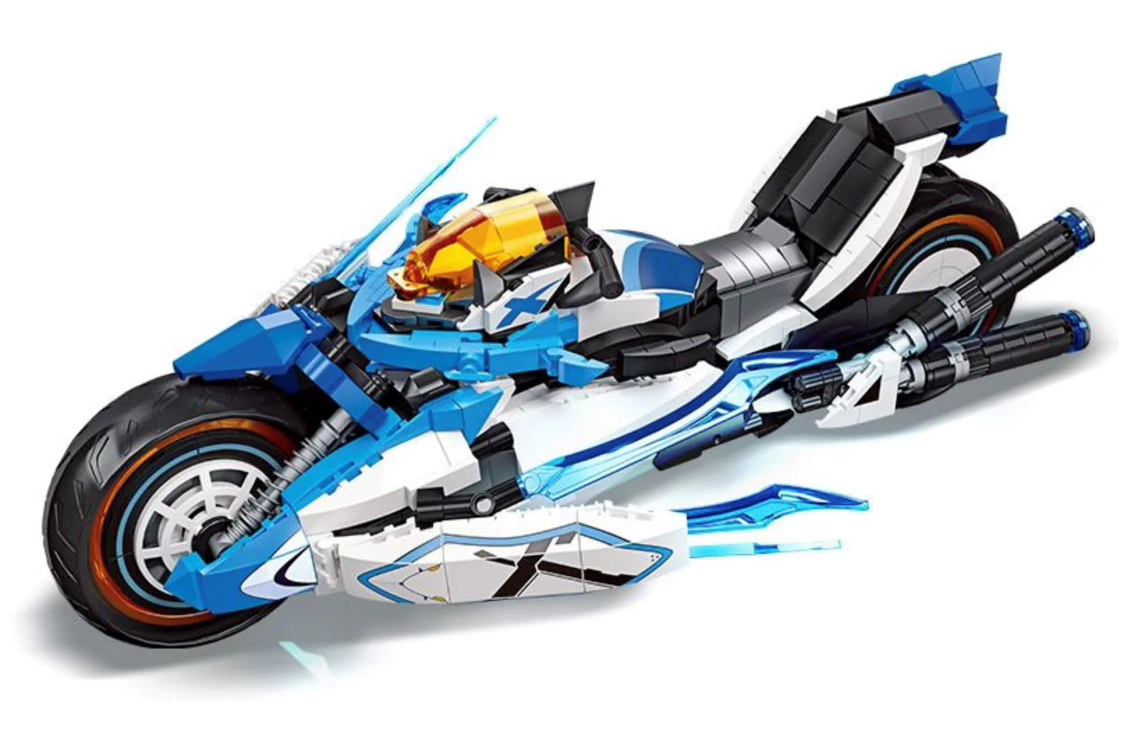 image for Set de constructie Jie Star Motocicleta Cyberangel, 1230 el. foto