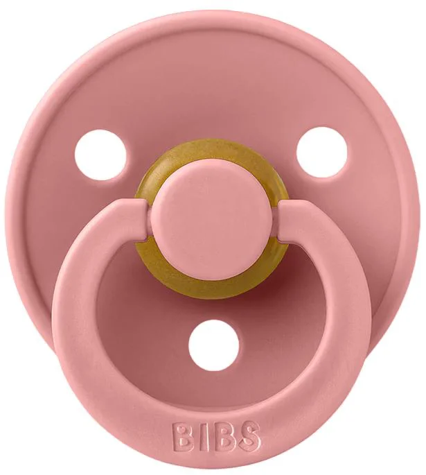 Suzeta rotunde din latex BIBS Dusty Pink (0-6 luni) foto