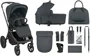 Carucior 2 in 1 KikkaBoo Goya Platinum Graphite foto