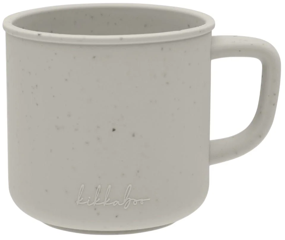 image for Силиконовая кружка с ручкой KikkaBoo Platinum Sand (6+ мес.), 200 мл foto