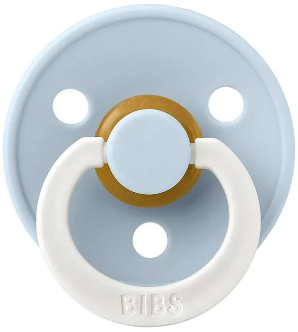 image for Suzeta rotunda din latex BIBS Glow Baby Blue (6-18 luni) foto