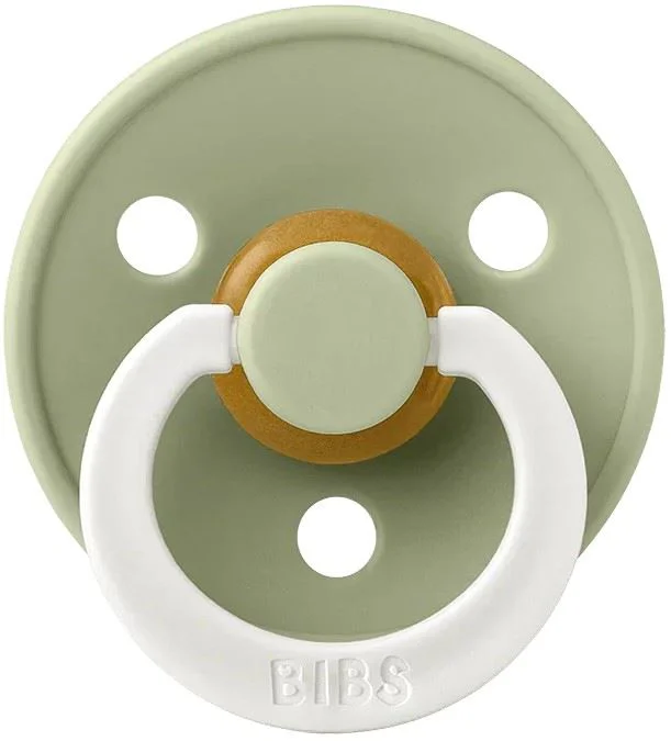 Suzeta rotunda din latex BIBS Glow Sage (18+ luni) foto
