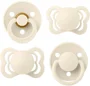 Набор из 4 пустышек BIBS Try-it collection Ivory (6-18 мес.) foto