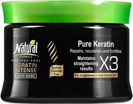 image for Маска для волос с кератином Natural Formula Keratin Intense, 350 мл foto