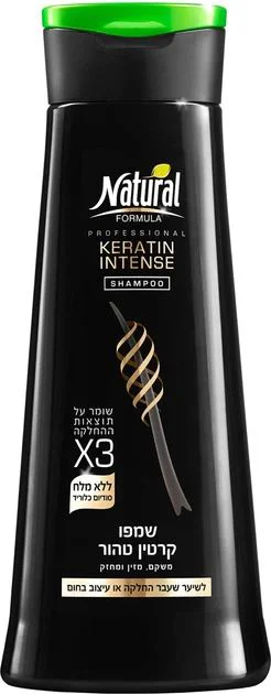 image for Шампунь с кератином Natural Formula Keratin Intense, 400 мл foto