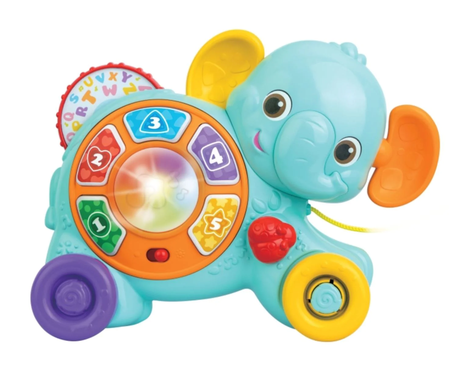 image for Интерактивная игрушка Winfun Слон с тянущейся веревочкой foto