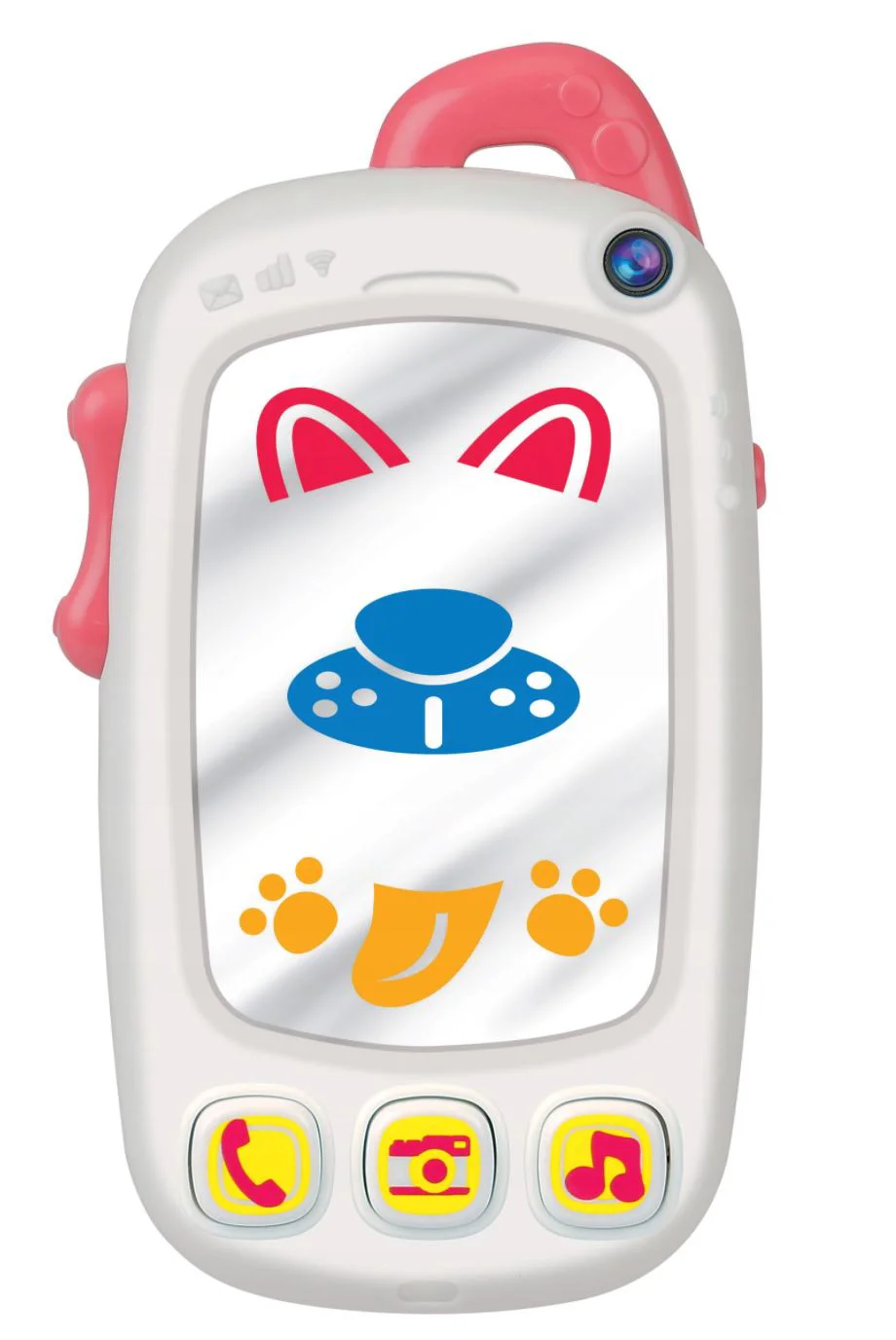 image for Игрушка для детей Winfun Первый селфи‑телефон со звуками и светом, Розовый foto