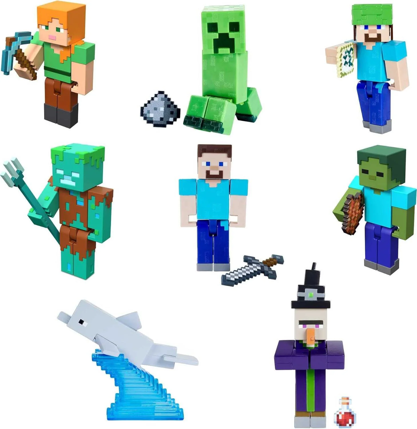 image for Фигурка Minecraft Mattel 8 см, в ассорт. foto