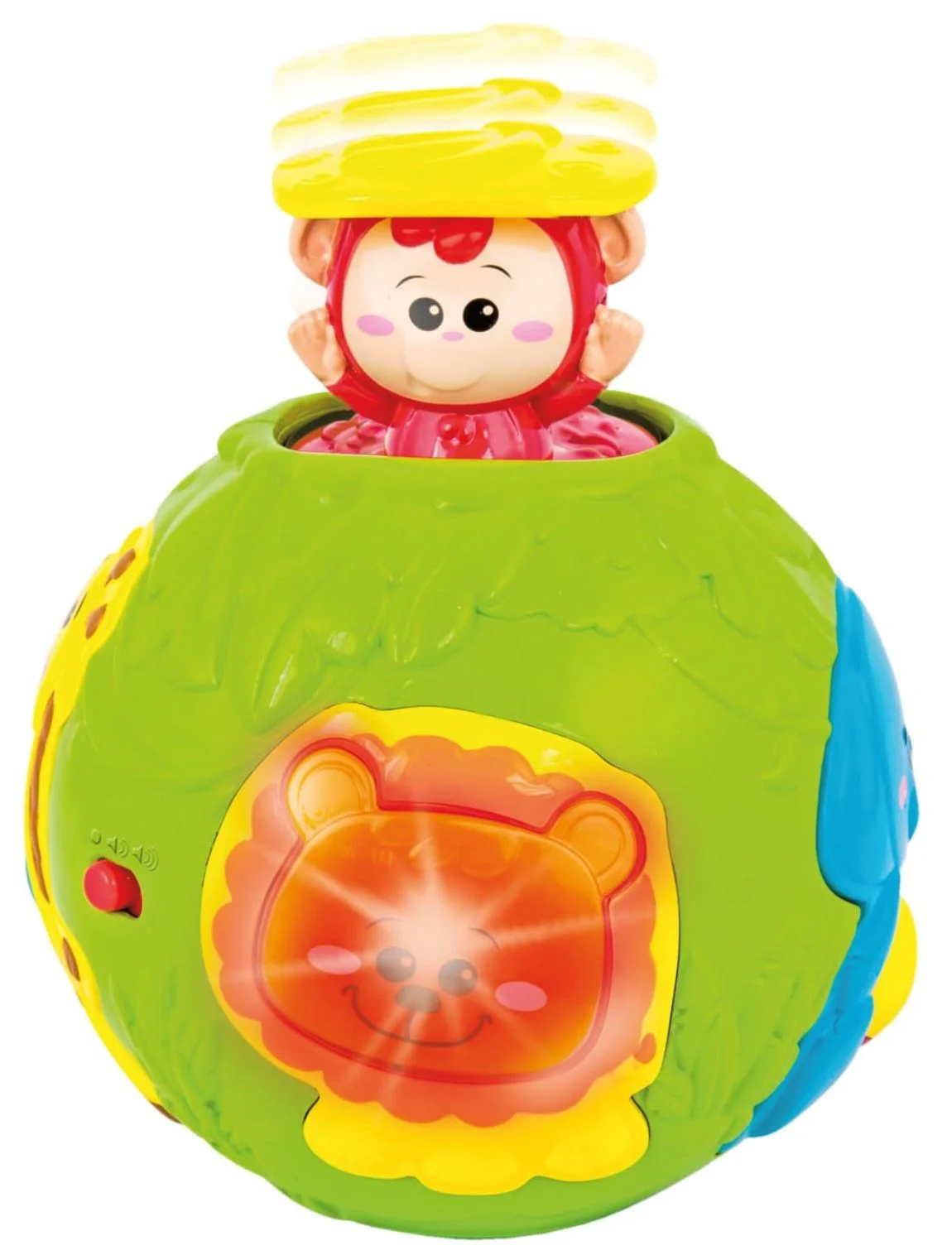 image for Интерактивная игрушка Winfun Музыкальный мяч Джунгли с активностями, звуками и светом foto