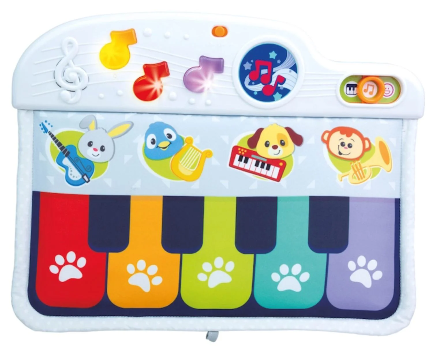 image for Интерактивная игрушка Winfun Пианино-Животные с текстильными клавишами и элементом для подвешивания foto