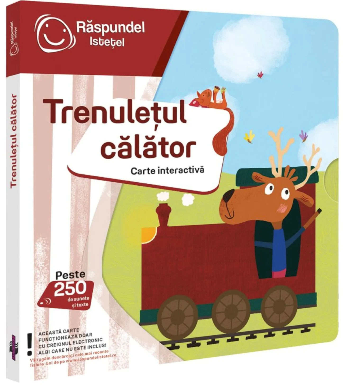 image for Интерактивная книга для детей Răspundel Istețel Поезд путешественник foto