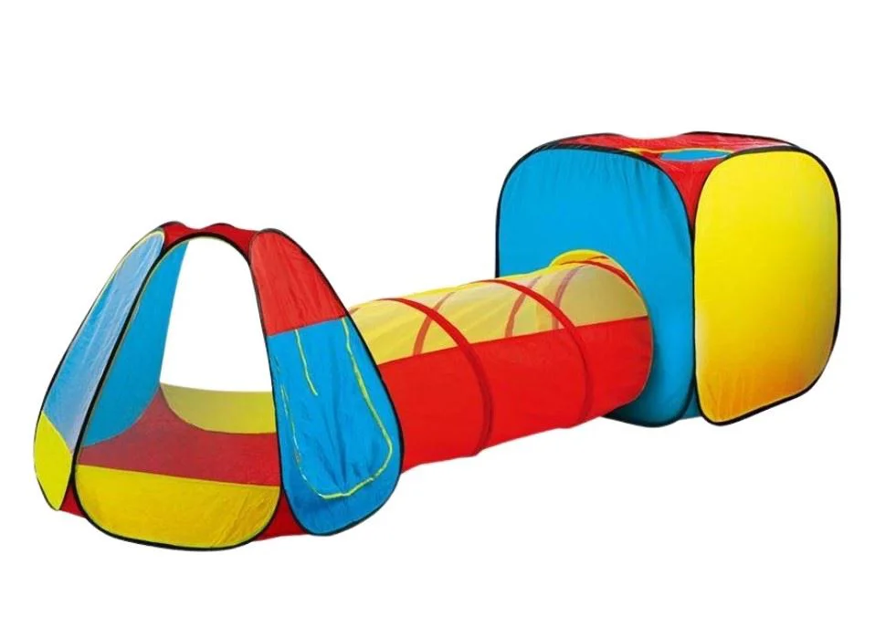 image for Игровая палатка с 3 элементами, Tриколор foto