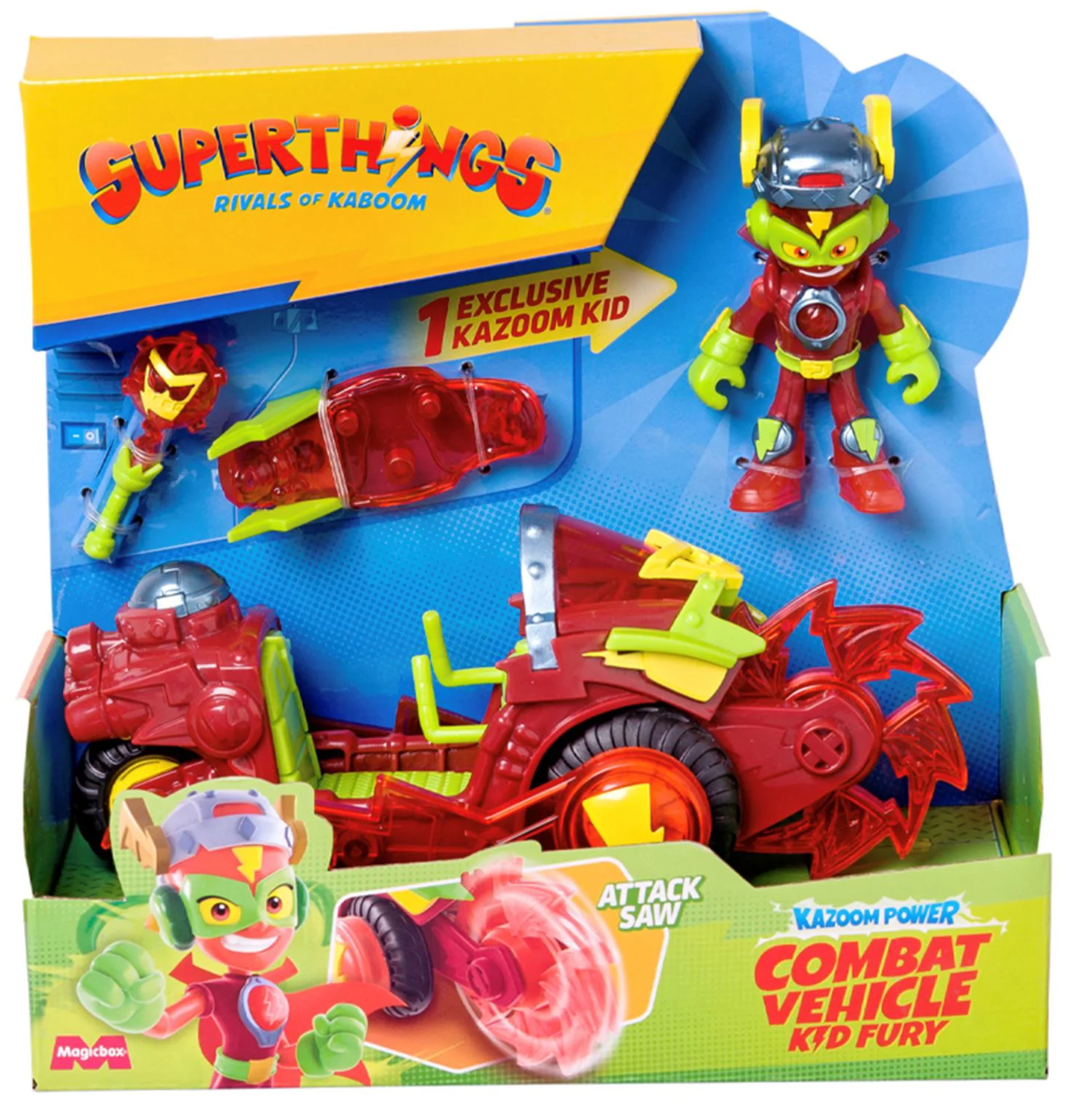 image for Set de joaca SuperThings Masina de lupte Kid Fury foto