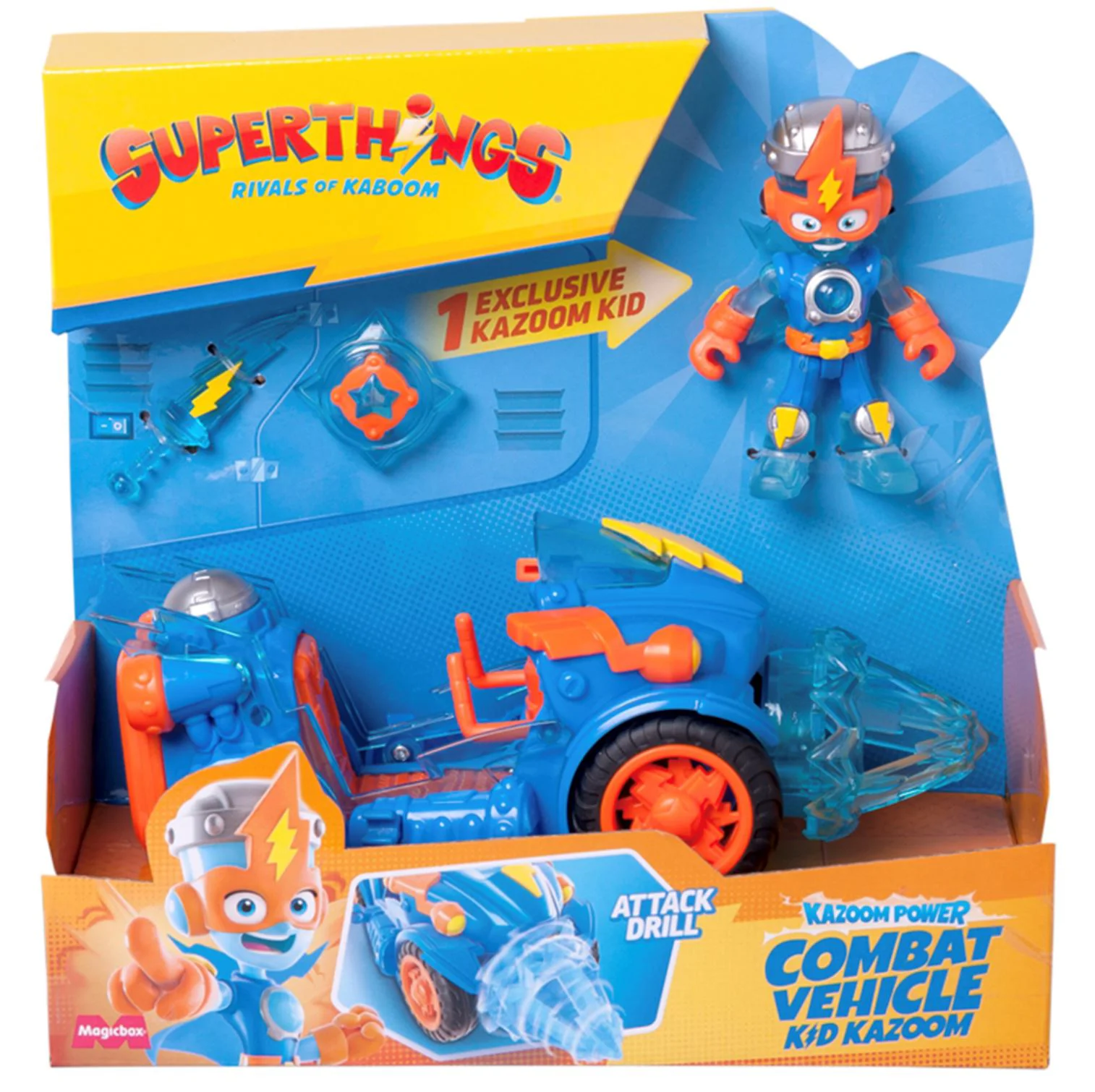 image for Set de joaca SuperThings Masina de lupte Kid Kazoom foto