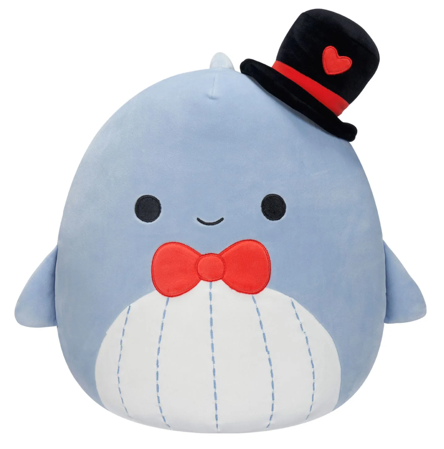 image for Jucarie de plus Squishmallows Balena albastra Samir, 30 cm foto