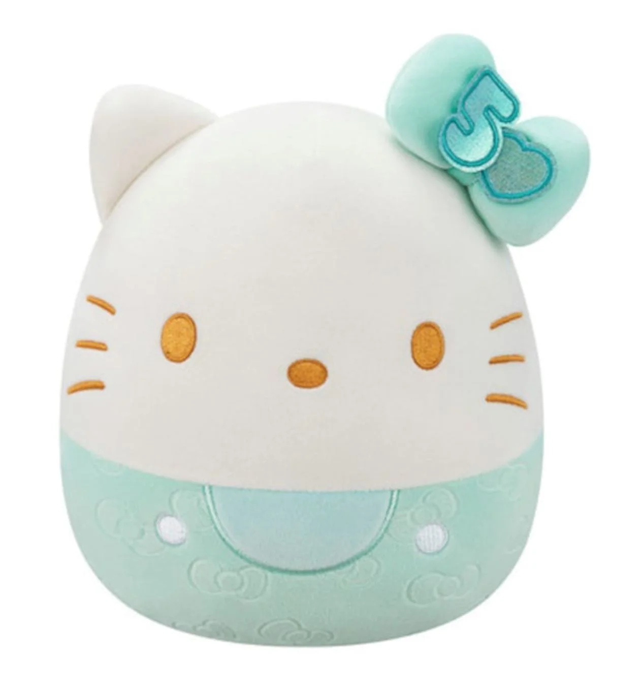 Jucarie de plus Squishmallows Hello Kitty, Azuriu foto