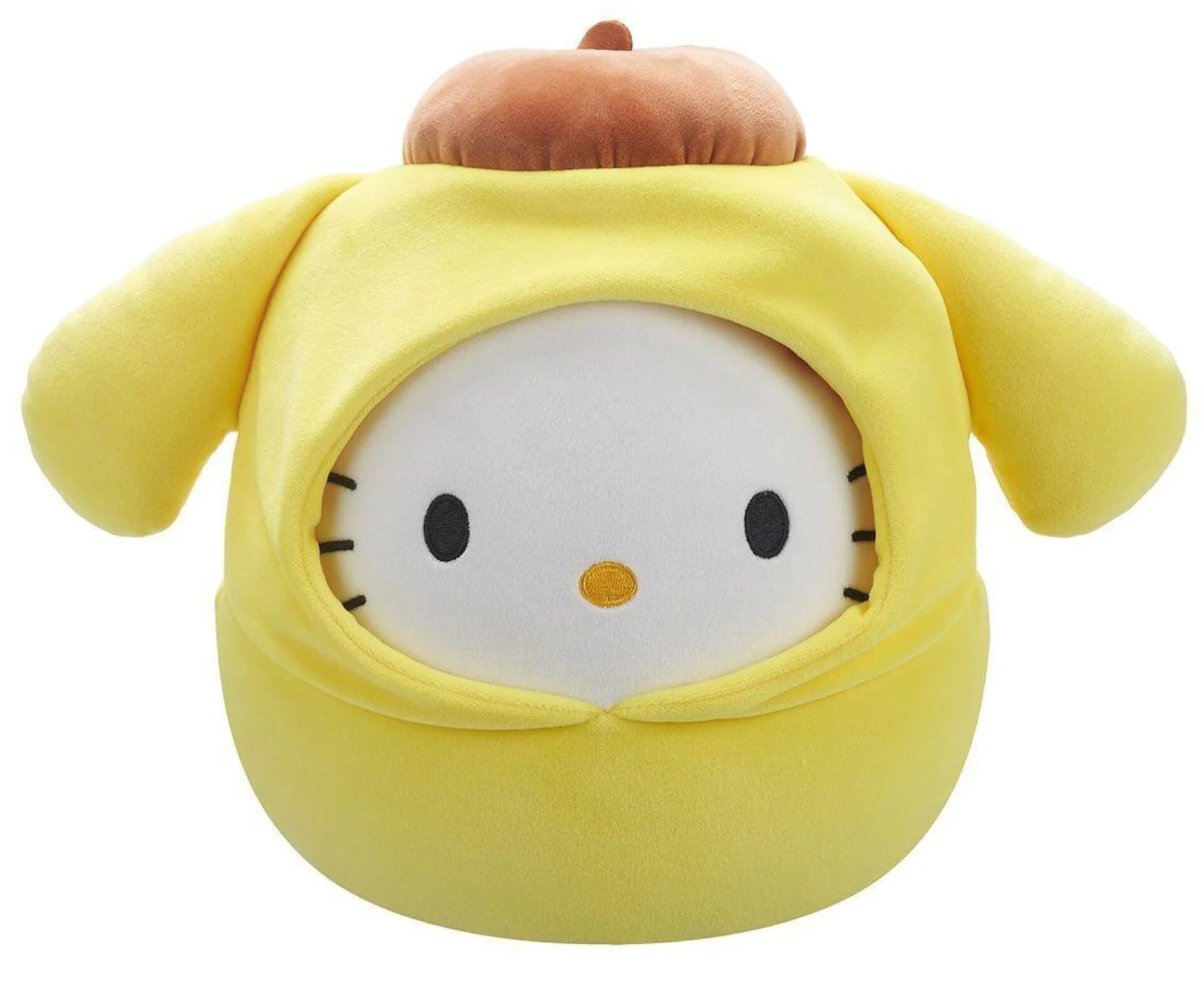 Jucarie de plus Squishmallows Hello Kitty, Pompompurin, 20 cm foto