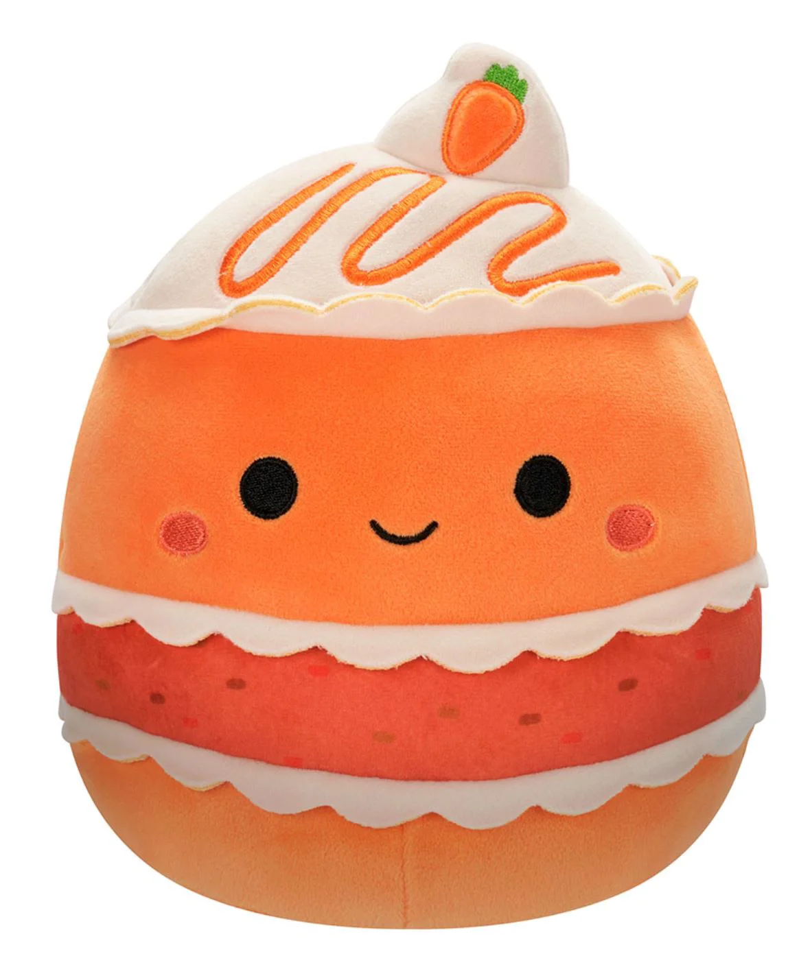 Jucarie de plus Squishmallows Tort de morcovi, 19 cm foto