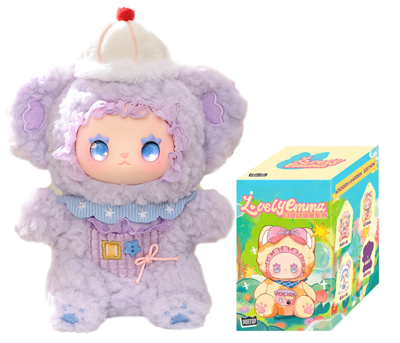 image for Мягкая игрушка Pop Top брелок сюрприз Милые зверушки в ассортименте foto