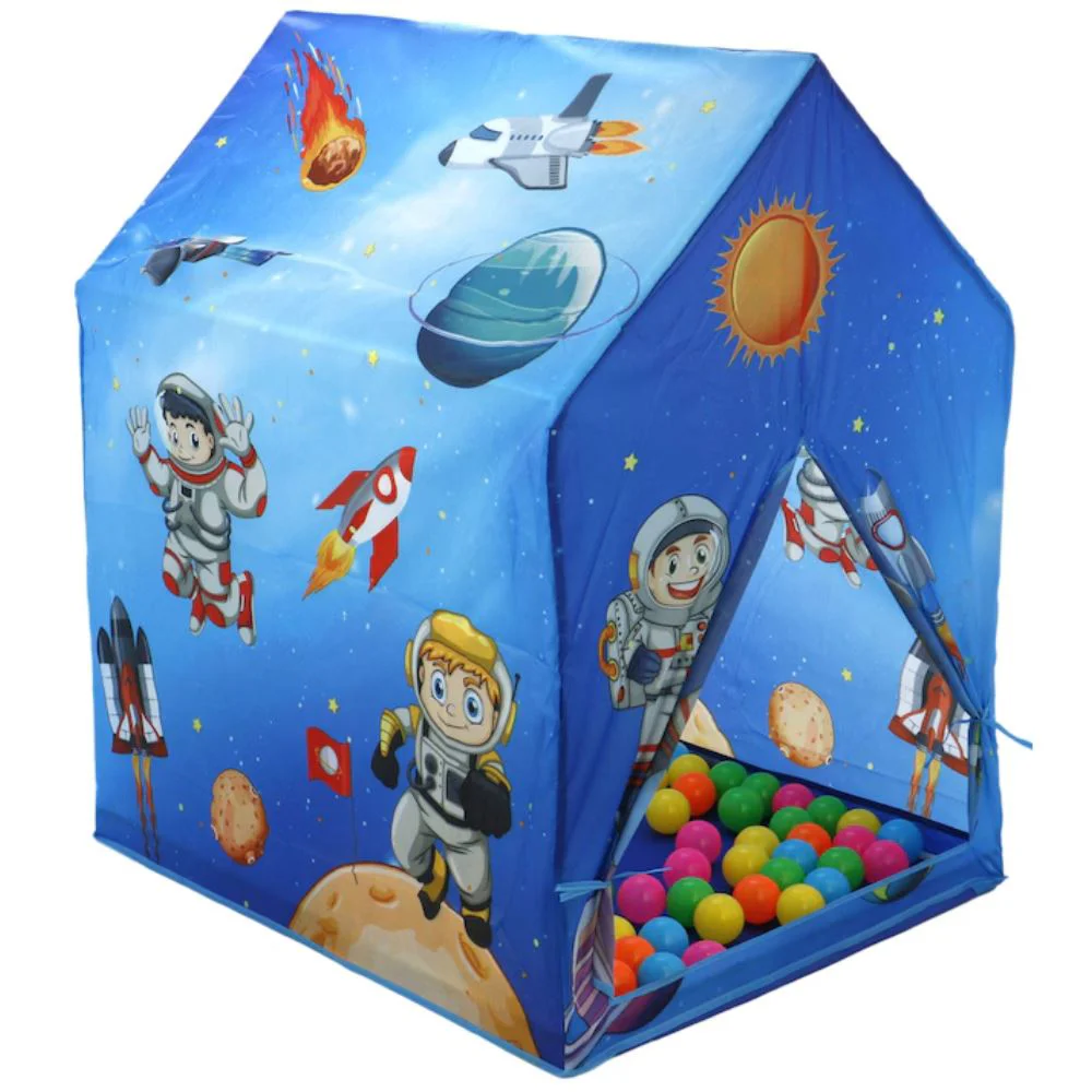 image for Игровая палатка для мальчиков Космическое пространство, 103x69x93 см foto