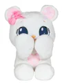 Jucarie de plus Peekapets Ursulet, Alb, 26 cm foto