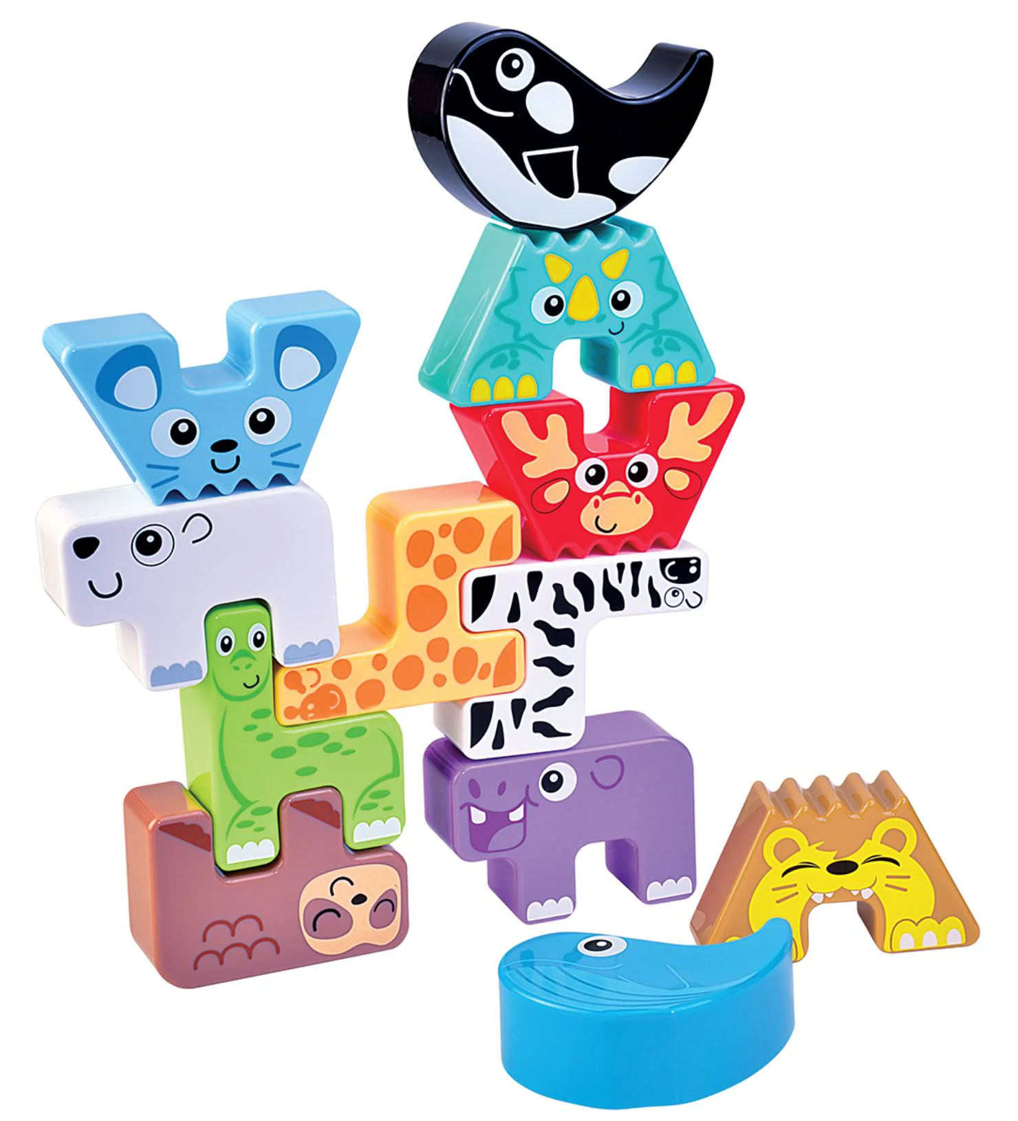 image for Set de joaca educativ Kiddi Smart Animalute-puzzle, 12 buc. foto