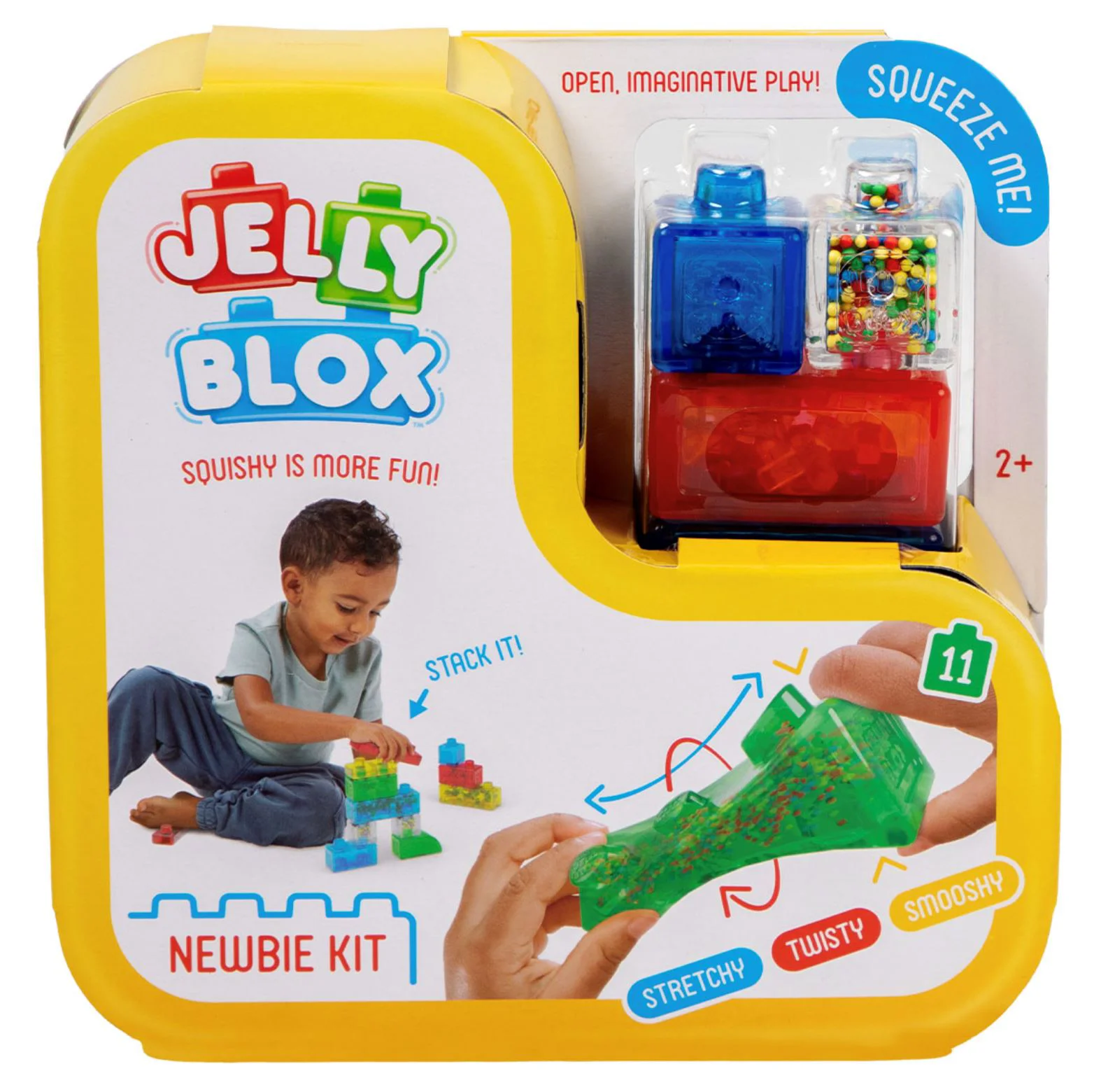 image for Set de constructie Jelly Blox cu blocuri senzoriale, Starter Pack, 11 el. foto