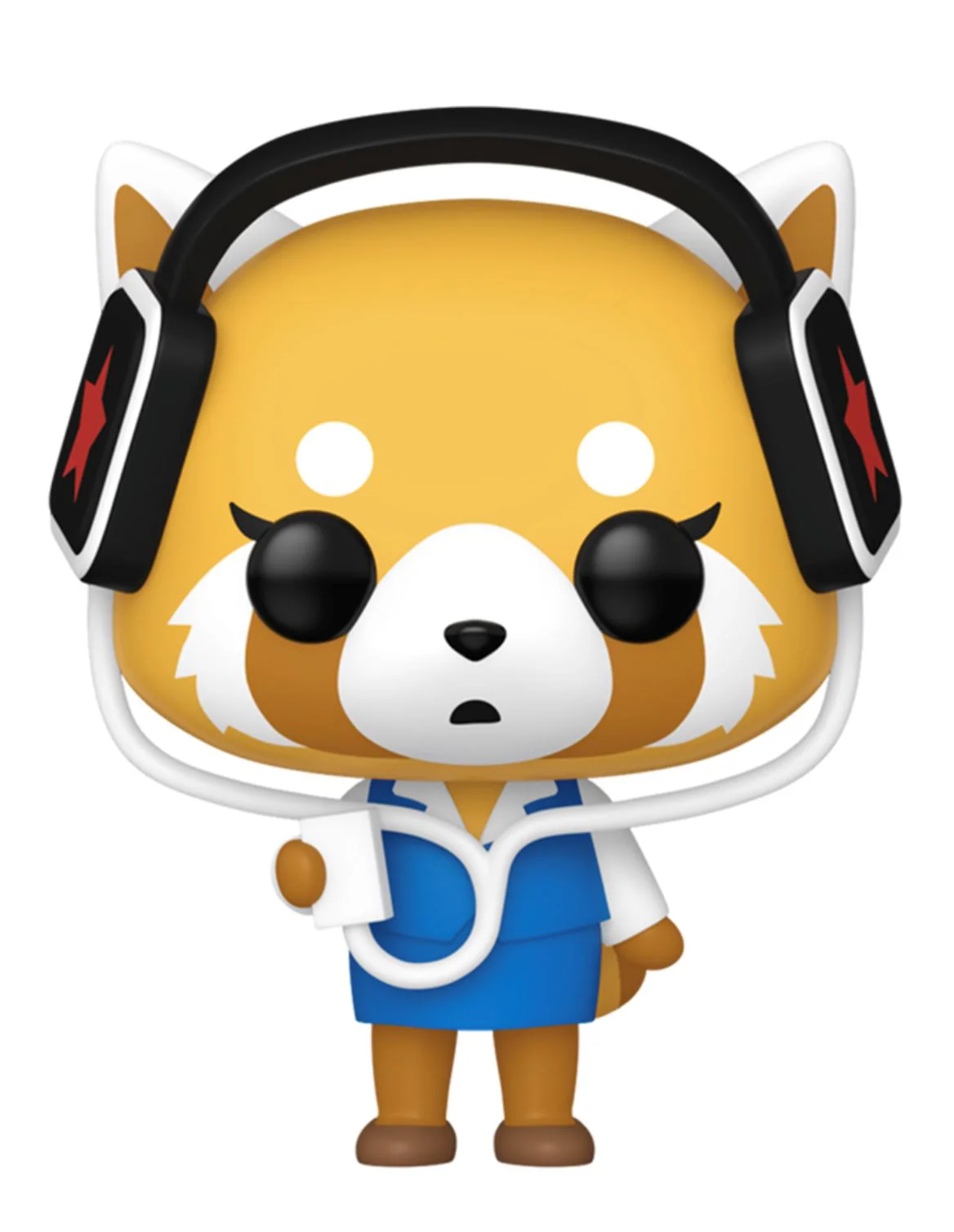 Figurina de colectie Funko Pop Aggretsuko cu casti, 9 cm foto